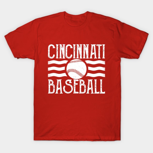 Cincinnati Baseball T-Shirt by shopwithdnk